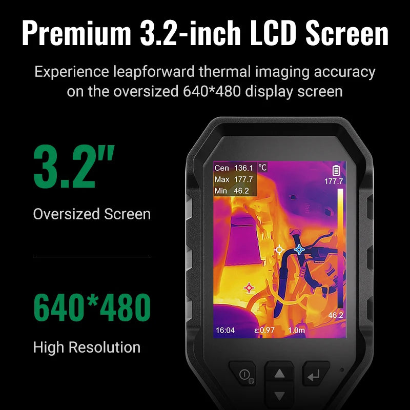 Professional Thermal Imaging Camera 640x480 25Hz 64GB