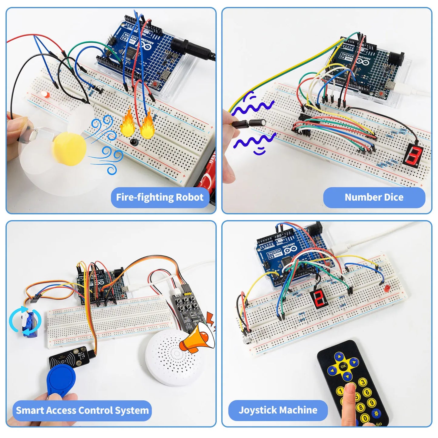 Smart IoT Learning Kit with WiFi Board and 60 Projects