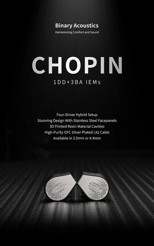 Hybrid IEM Earphones 3.5mm HiFi Audiophile Sound