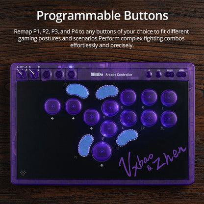Arcade Controller Wireless Bluetooth 2.4G Wired Mechanical Switch