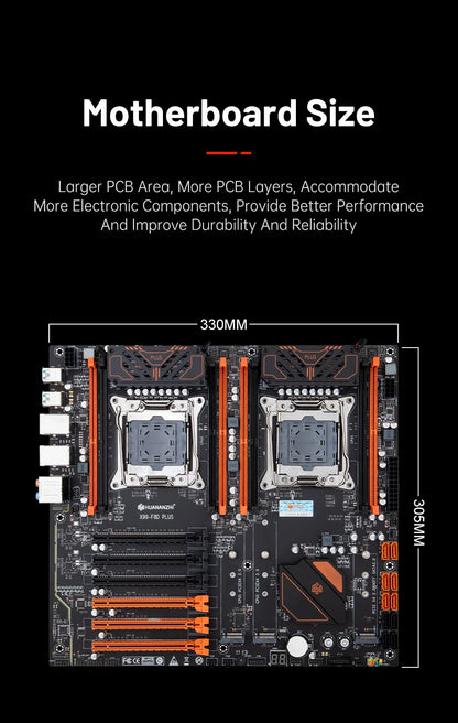 Dual CPU X99 Motherboard LGA 2011-3 DDR4 NVMe