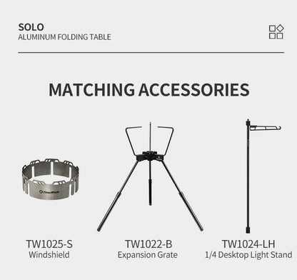 Portable Folding Camping Table Aluminum Ultralight Stove Stand