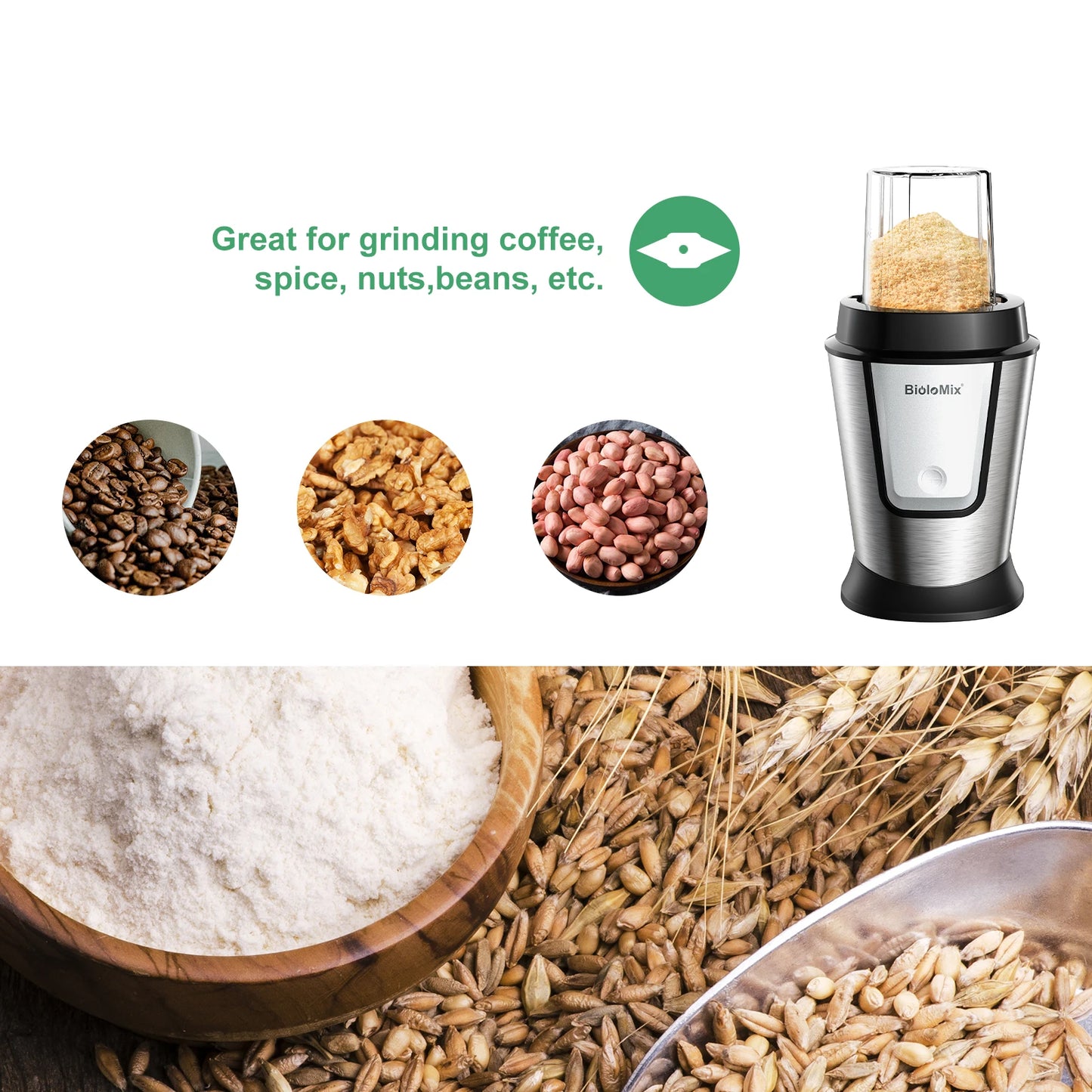700W 3in1 Food Processor Blender Juicer with Grinder