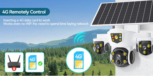 Smart Outdoor WiFi Camera 10X Zoom
