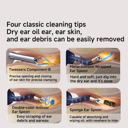 Smart Visual Earwax Removal Kit with Bendable Earpick
