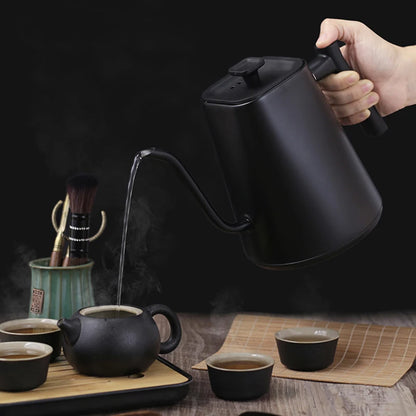 1L Electric Gooseneck Kettle with Temperature Control 1200W