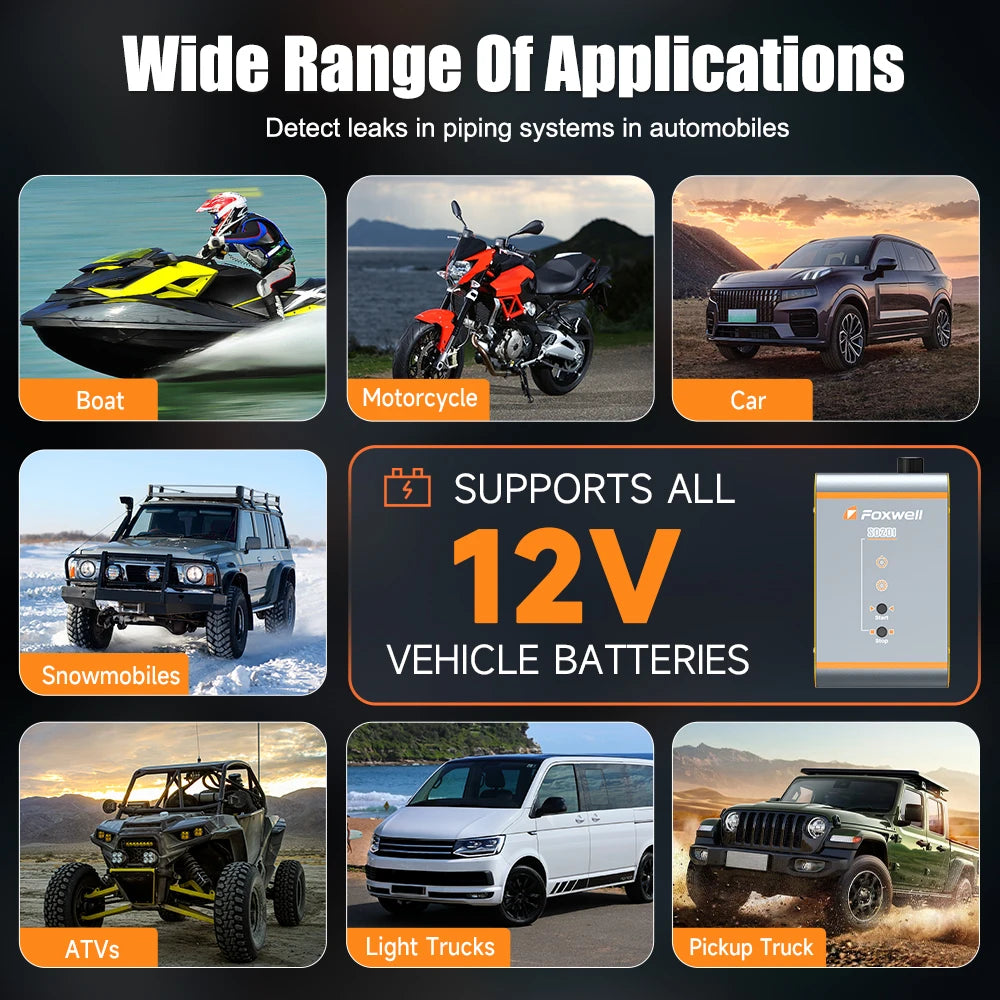 Portable Vehicle Smoke Tester with Built-In Air Compressor