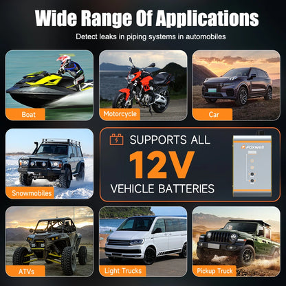 Portable Vehicle Smoke Tester with Built-In Air Compressor