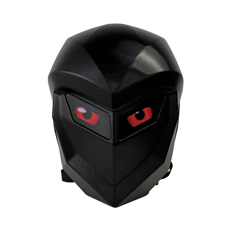 Water Resistant LED Backpack with DIY Display Black