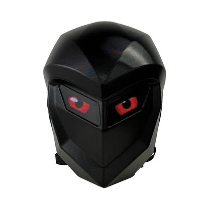 Water Resistant LED Backpack with DIY Display Black