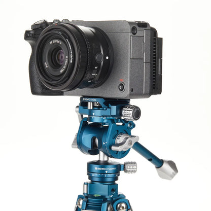 Professional Camera Tripod Aluminum Head Single Handle