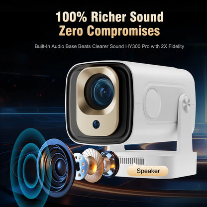 Mini Projector Auto Focus 4K 1080p with Android 11