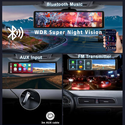 Smart 4K Dash Cam with Android Auto and 32GB