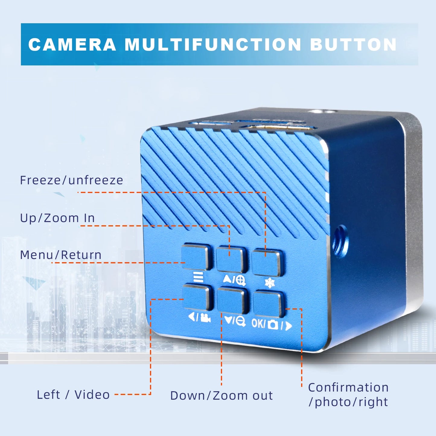 Precision Electron Microscope Camera 4K 60MP 1080P