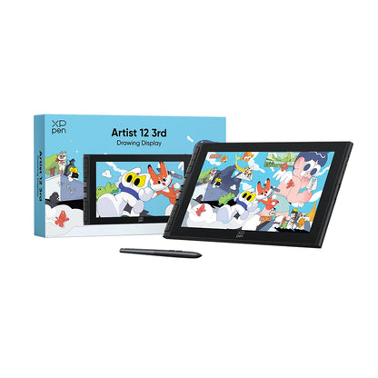 12 Inch Graphic Drawing Tablet Display with Stylus & Stand