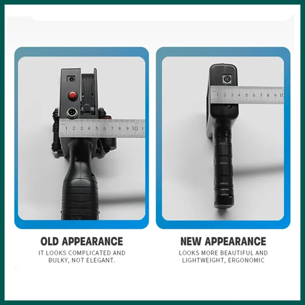 Portable Handheld Inkjet Printer with 2 Black Inks