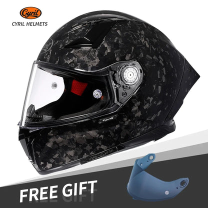 Full Face Carbon Fiber Kevlar Motorcycle Helmet