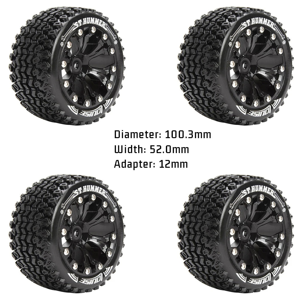 RC Racing Monster Truck Tires G Black