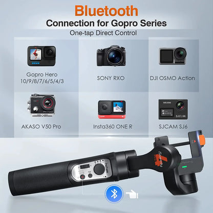 3 Axis Handheld Gimbal Stabilizer for GoPro and DJI