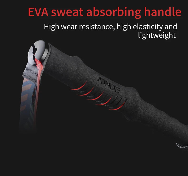 Lightweight Folding Trekking Poles Carbon Fiber Sticks