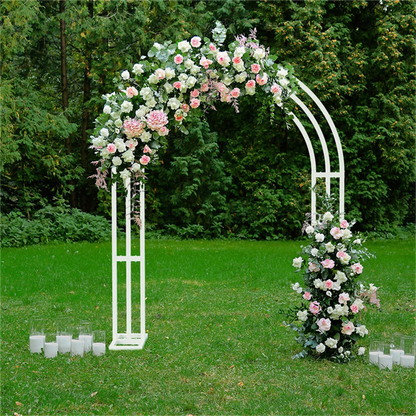 Large Metal Wedding Balloon Arch Stand for Garden Events