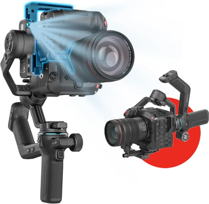 3.5kg Camera Gimbal Stabilizer with AI Tracking
