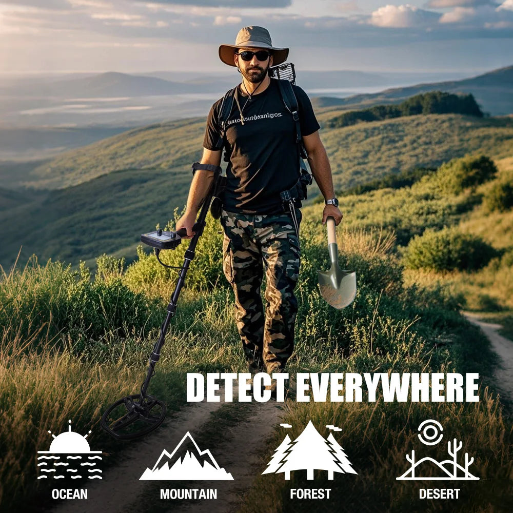 Versatile Metal Detector with LCD Display