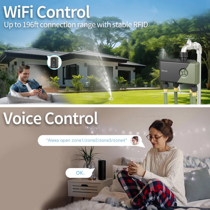 4 Zone WiFi BSP Automatic Watering Timer