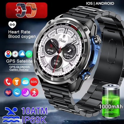 Waterproof GPS Smartwatch Mesh Band 4GB