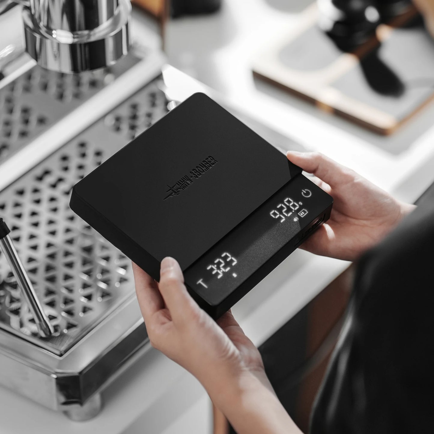 Digital Coffee Scale High Precision Flow Rate Timer Rechargeable