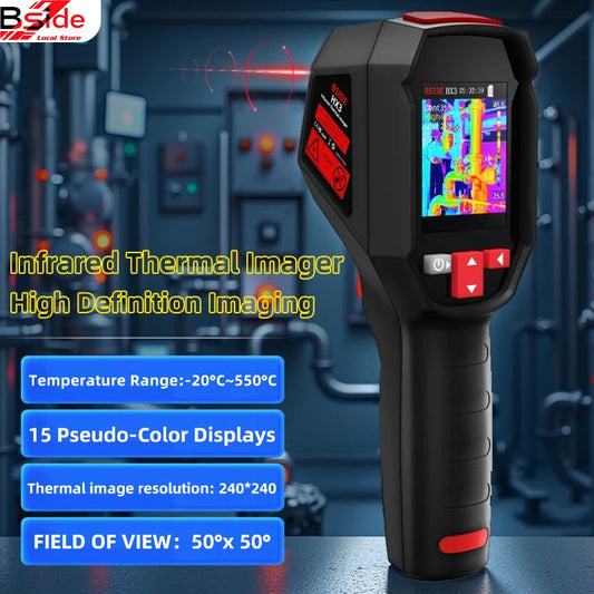 Drop-Resistant Thermal Camera -20~550°C with PC Software