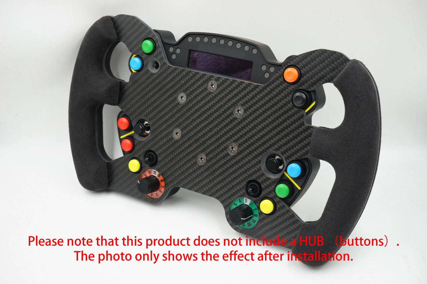 GT3/GT4 F1 Racing Sim Wheel Mod for Fanatec Podium Setup