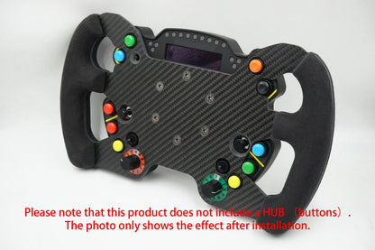 GT3/GT4 F1 Racing Sim Wheel Mod for Fanatec Podium Setup