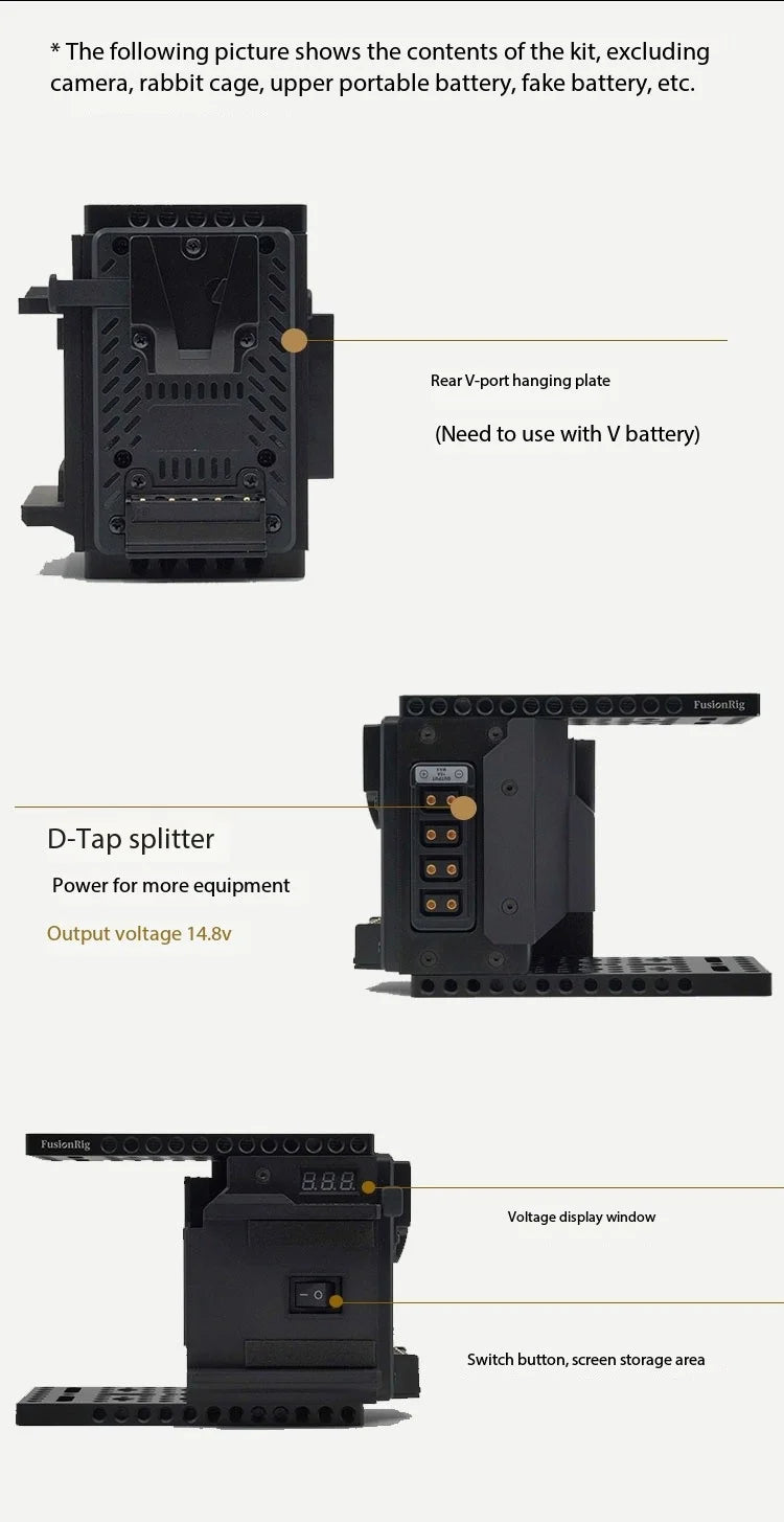 Camera Cage Expansion Module for Sony FX3 FX30