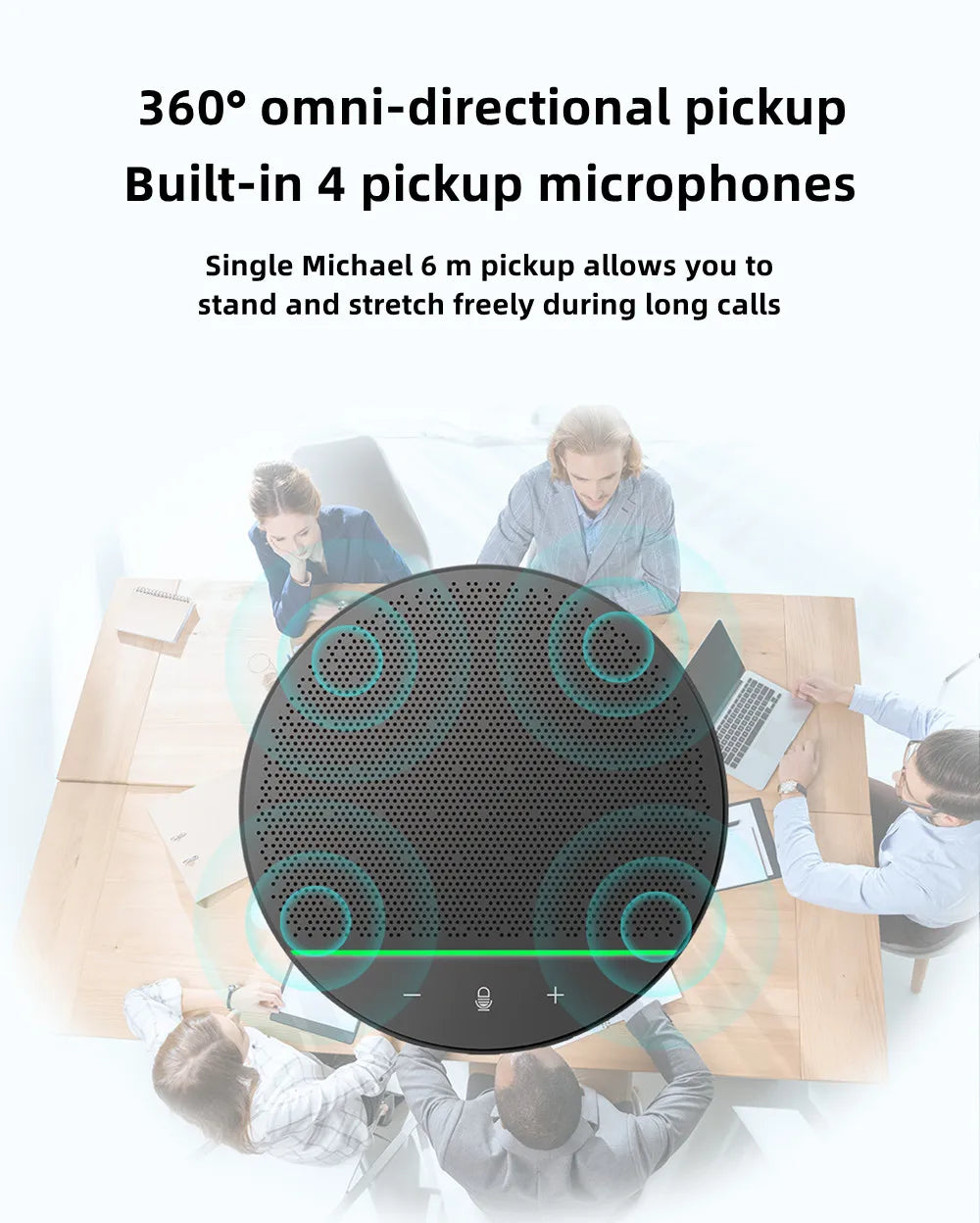 360 Wireless Microphone for Classroom and Meetings
