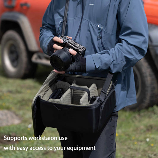 Medium Camera Insert Bag with Padded Lens Compartments