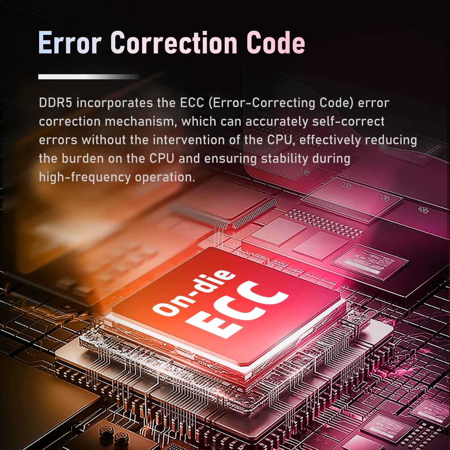 16GB DDR5 6000MHz High Speed RAM for Gaming Computers