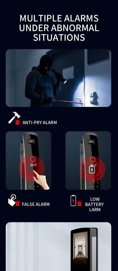 Advanced Smart Door Lock with Fingerprint and WiFi Control