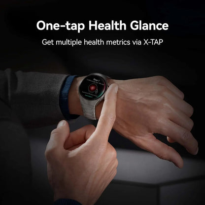 White 2-in-1 Smartwatch Running and Heart Rate Tracker