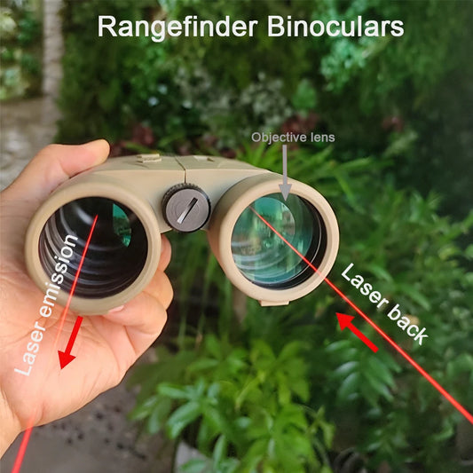 Portable 1500M Hunting Rangefinder Green FMC Optics