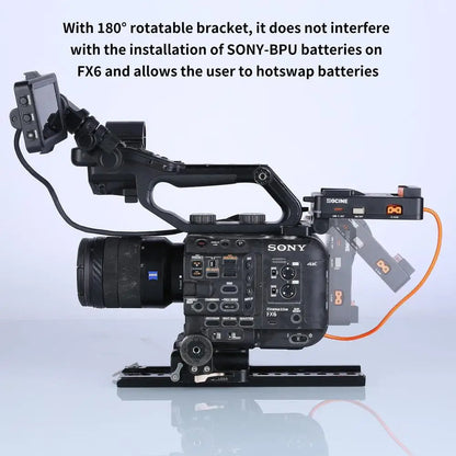 V-Mount Battery Plate Hot Swap USB-C PD D-Tap FX6