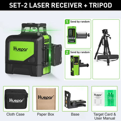 Self Leveling 8 Line Laser Level Full Kit