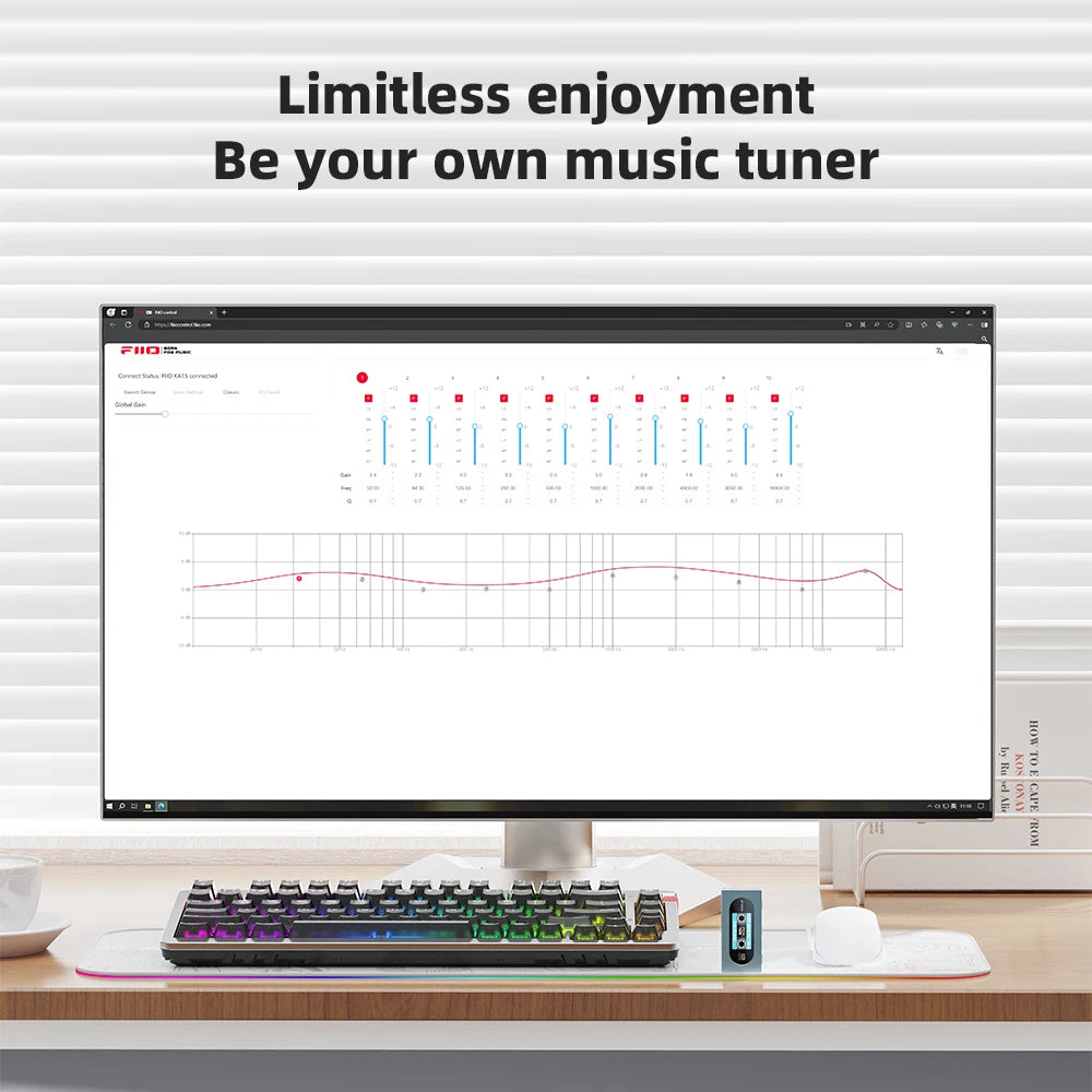 Portable Hi-Res USB DAC Amplifier 3.5mm 4.4mm Outputs
