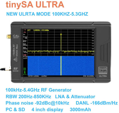 Handheld Spectrum Analyzer 5.3GHz with 4 Inch Screen