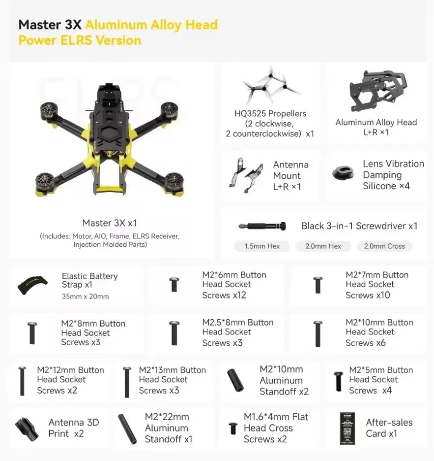 PNP FPV Drone with Aluminum Head Ready to Fly HD