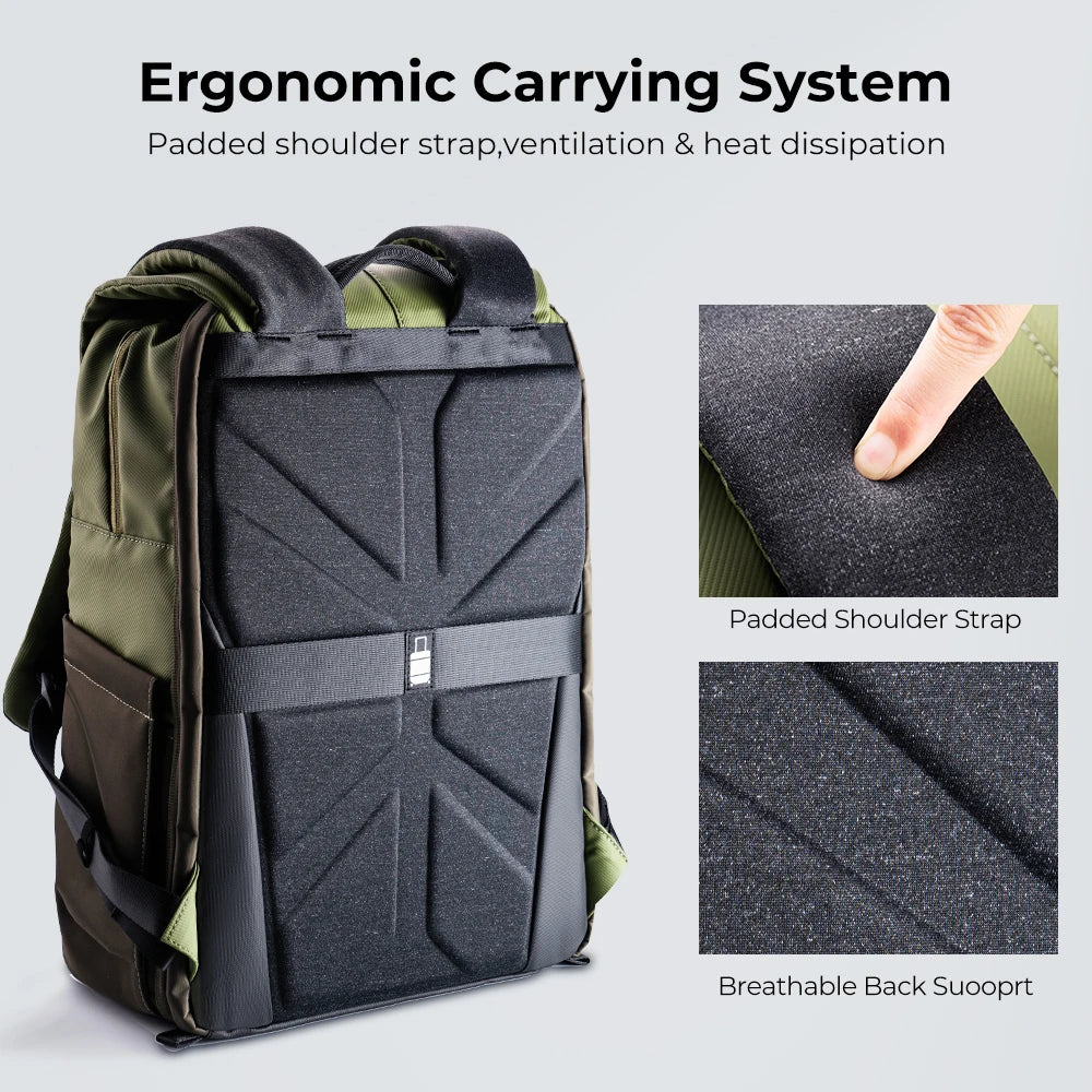 Large Capacity 20L Camera Backpack for Travel and Hiking