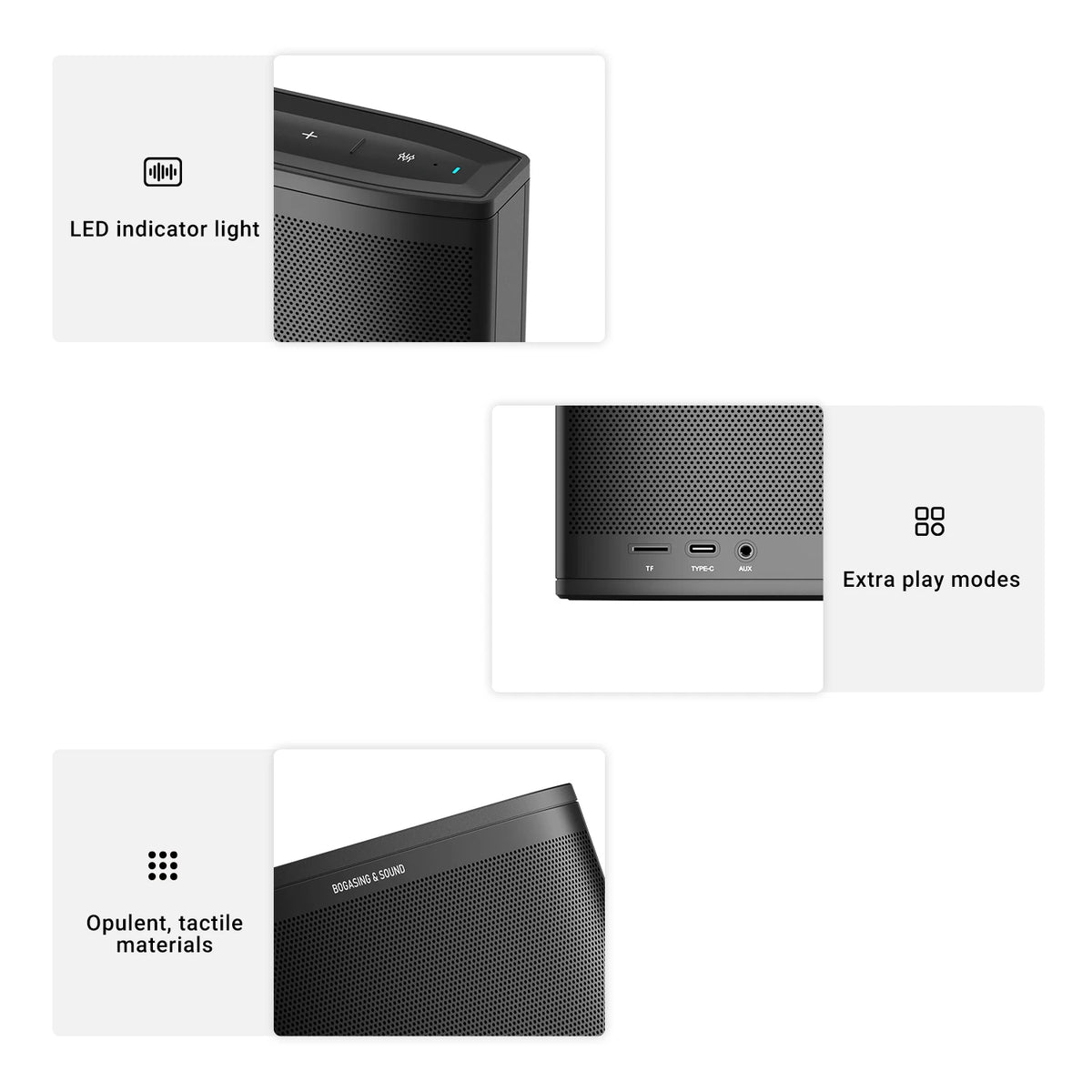 Portable 50W Bluetooth Speaker 2-Channel Audio 48H Playtime
