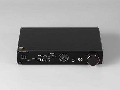 Balanced Headphone Amplifier with XLR and 6.35mm Outputs Black