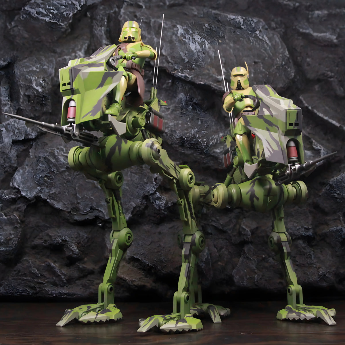 6-Inch Clone Trooper Action Figure with All-Terrain Recon Vehicle