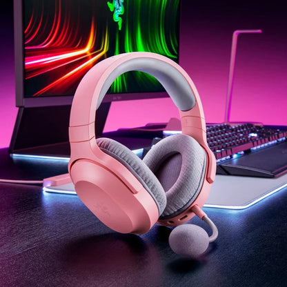 Wireless Gaming Headset Pink with USB-C and Mic